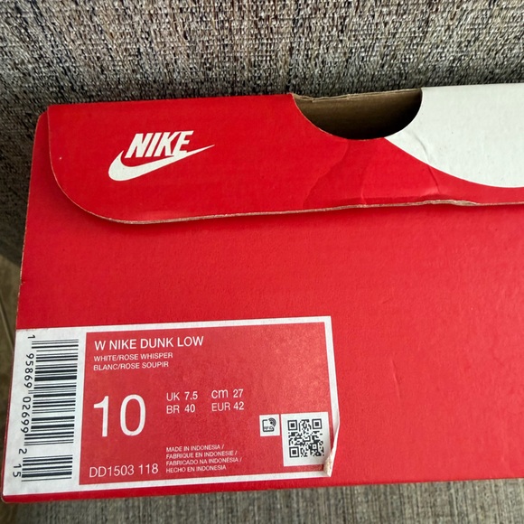Nike Dunk Low Rose Whisper Size 10 - Picture 8 of 8